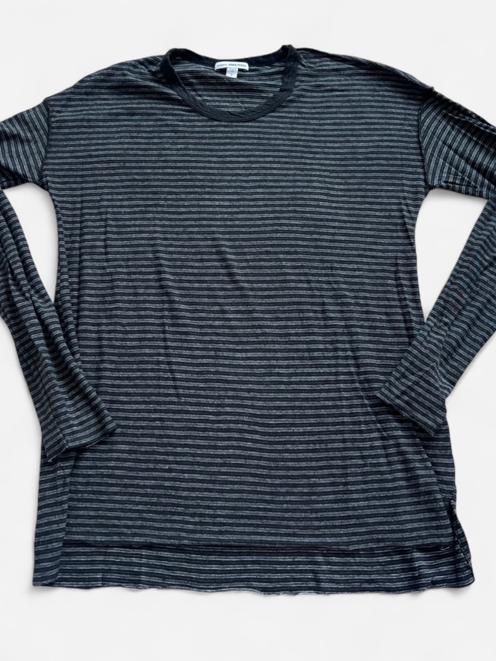 Standard James perse long sleeve striped tee